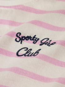 NAME IT T-shirt Vita Sweet Dreams Sporty Girl Embroidery